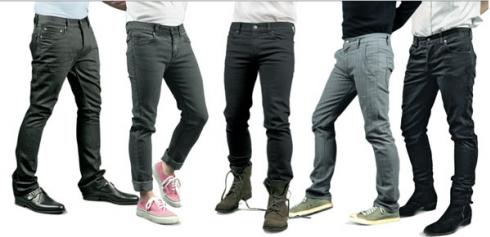 men wearing skinny jeans